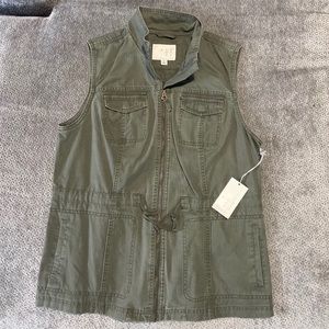 Brand New with Tags Army Green Vest